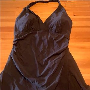 Black L.L Bean full bathing suit